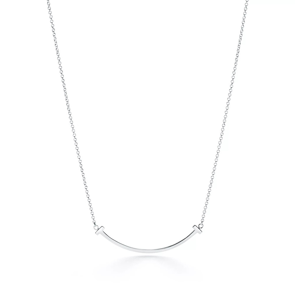 Tiffany & Co Smile Necklace, silver
